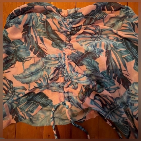 NWOT Sheer Mesh Drawstring Side Bikini Cover Up Sarong. Size S - Picture 3 of 4